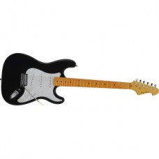 Spectrum AIL 90BP Custom Pro "ST" Style Electric Guitar, Black/White   551881371